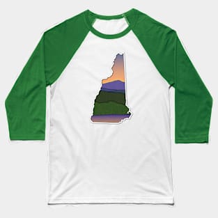 Summer Evening in New Hampshire Baseball T-Shirt